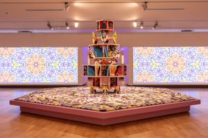 Bethan Laura Wood, _Kaleidoscope-a-rama_ (2023) for the MECCA x NGV Women in Design Commission. Exhibition view: NGV Triennial 2023, NGV International, Melbourne (3 December 2023–7 April 2024). Courtesy NGV International. Photo: Kate Shanasy.